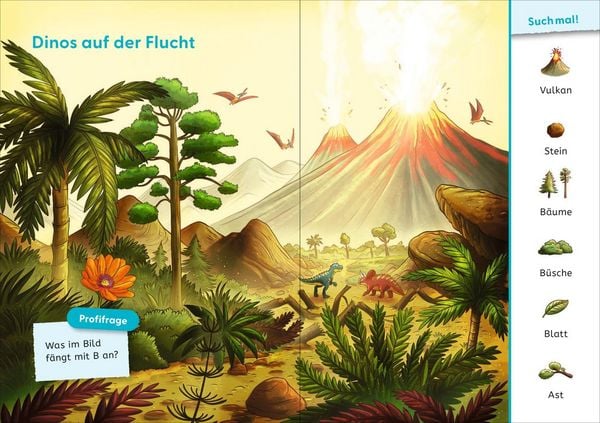 Produktbild: Leseprofis &ndash; Mit Bildern lesen lernen: Zwei Dinos wollen nach Hause, Erstes Lesen