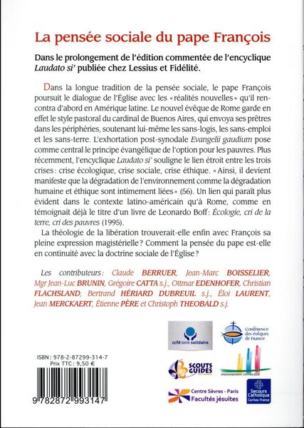Produktbild: Pensee sociale du pape francois