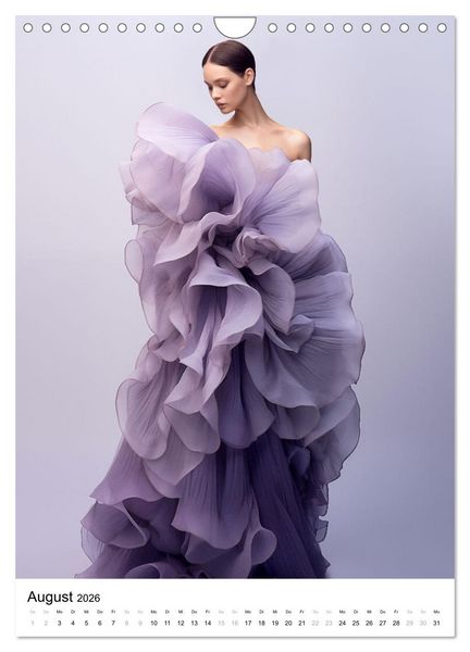 Produktbild: Floral Couture (Wandkalender 2026 DIN A4 hoch), CALVENDO Monatskalender