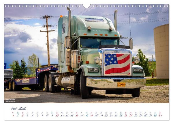 Produktbild: US Cars & Trucks in Alaska (Wandkalender 2026 DIN A3 quer), CALVENDO Monatskalender