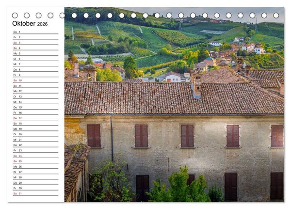 Produktbild: Piemont und Turin (Tischkalender 2026 DIN A5 quer), CALVENDO Monatskalender