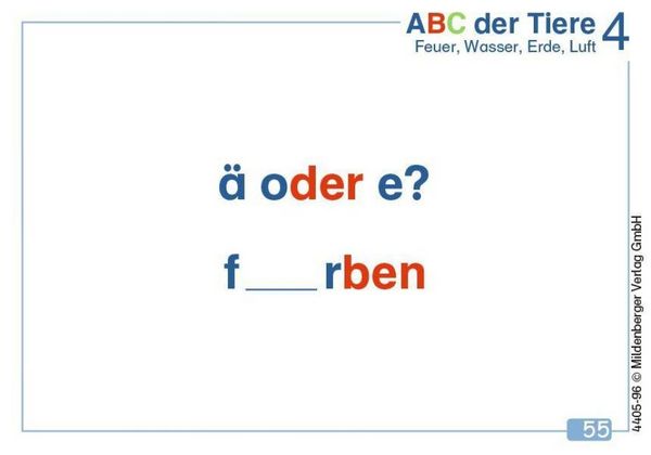 Produktbild: ABC der Tiere 4 &ndash; Wortkarten (Nachbezug)