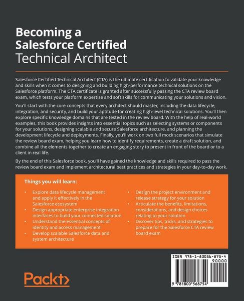 Produktbild: Becoming a Salesforce Certified Technical Architect