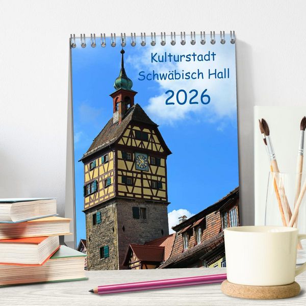 Produktbild: Kulturstadt Schw&auml;bisch Hall (Tischkalender 2026 DIN A5 hoch), CALVENDO Monatskalender