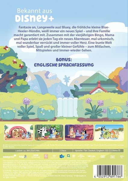 Produktbild: Bluey - Staffel 1 [2 DVDs]