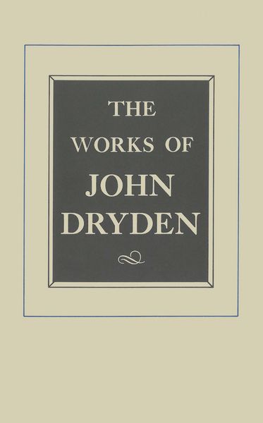 Produktbild: The Works of John Dryden, Volume VIII