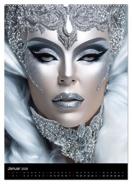 Produktbild: Drag Queens im Rampenlicht (hochwertiger Premium Wandkalender 2026 DIN A2 hoch), Kunstdruck in Hochglanz