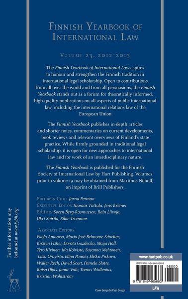 Produktbild: Finnish Yearbook of International Law, Volume 23, 2012-2013