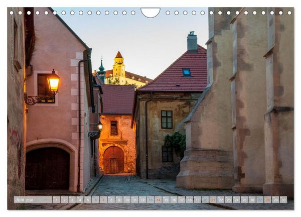 Produktbild: Zauberhaftes Bratislava - Entz&uuml;ckende Hauptstadt der Slowakai an der Donau (Wandkalender 2026 DIN A4 quer), CALVENDO Monatskalender