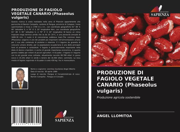 Produktbild: Produzione Di Fagiolo Vegetale Canario (phaseolus Vulgaris)