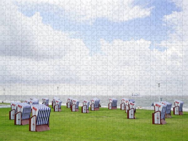 Produktbild: CALVENDO Puzzle Norderney - von barfu&szlig; bis Lackschuh | 1000 Teile Lege-Gr&ouml;&szlig;e 64x48cm Foto-Puzzle f&uuml;r gl&uuml;ckliche Stunden