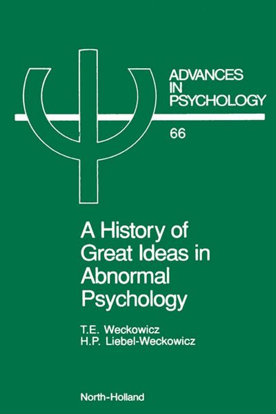 Produktbild: A History of Great Ideas in Abnormal Psychology