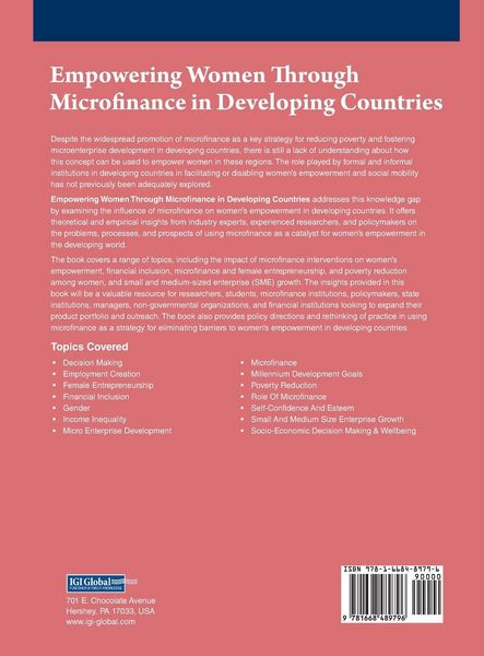 Produktbild: Empowering Women Through Microfinance in Developing Countries