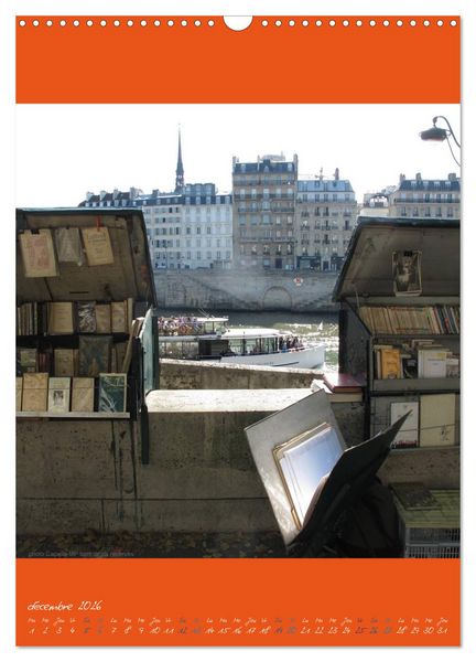 Produktbild: Paris et ses bouquinistes (Calendrier mural 2026 DIN A3 horizontal), CALVENDO calendrier mensuel