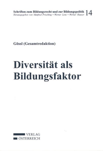 Produktbild: Diversit&auml;t als Bildungsfaktor