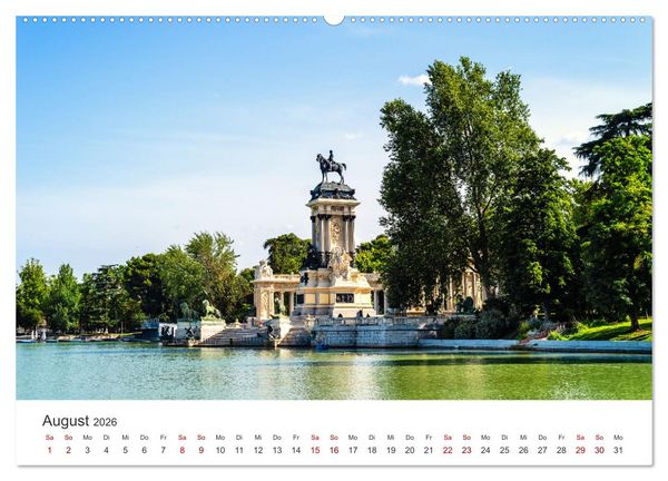 Produktbild: Madrid - Spaniens bezaubernde Hauptstadt. (hochwertiger Premium Wandkalender 2026 DIN A2 quer), Kunstdruck in Hochglanz