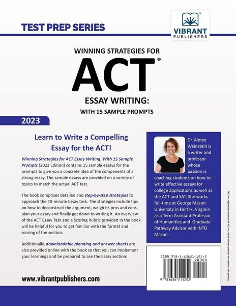Produktbild: Winning Strategies For ACT Essay Writing