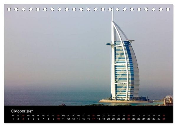 Produktbild: Faszination Dubai (Tischkalender 2027 DIN A5 quer), CALVENDO Monatskalender