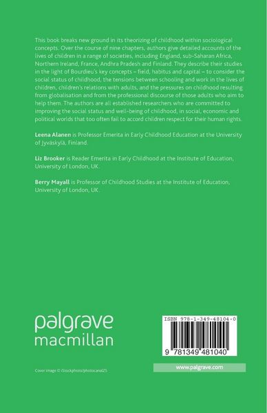 Produktbild: Childhood with Bourdieu