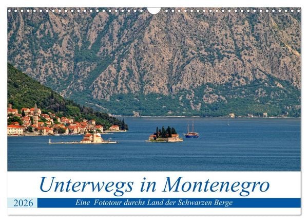 Produktbild: Unterwegs in Montenegro (Wandkalender 2026 DIN A3 quer), CALVENDO Monatskalender