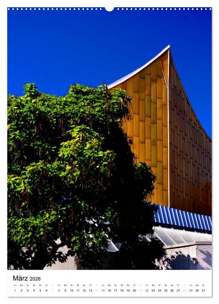 Produktbild: Philharmonie und Kammermusiksaal Berlin (hochwertiger Premium Wandkalender 2026 DIN A2 hoch), Kunstdruck in Hochglanz