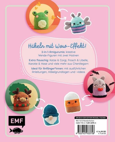Produktbild: Flip & Squish &ndash; Pl&uuml;schige Wende-Amigurumis h&auml;keln f&uuml;r Squishmallow-Fans