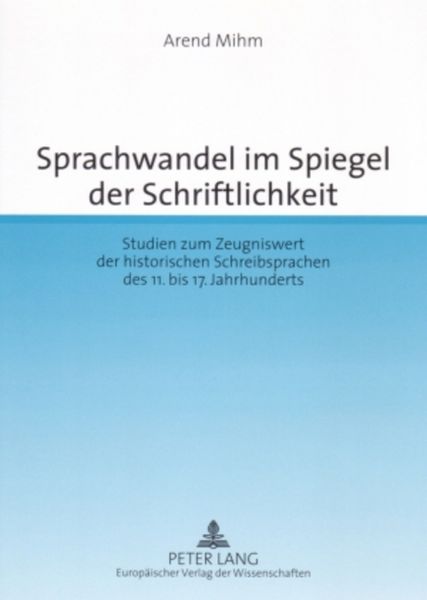 Produktbild: Sprachwandel im Spiegel der Schriftlichkeit