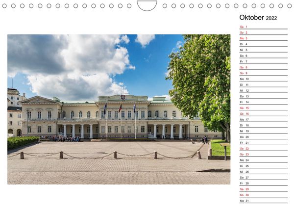 Produktbild: Ein Wochenende in Vilnius (Wandkalender 2022 DIN A4 quer)