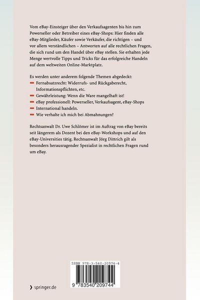 Produktbild: EBay & Recht