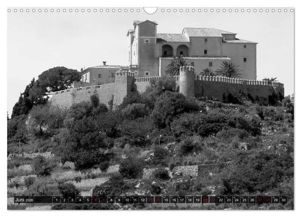 Produktbild: Mallorca monochrom (Wandkalender 2026 DIN A3 quer), CALVENDO Monatskalender