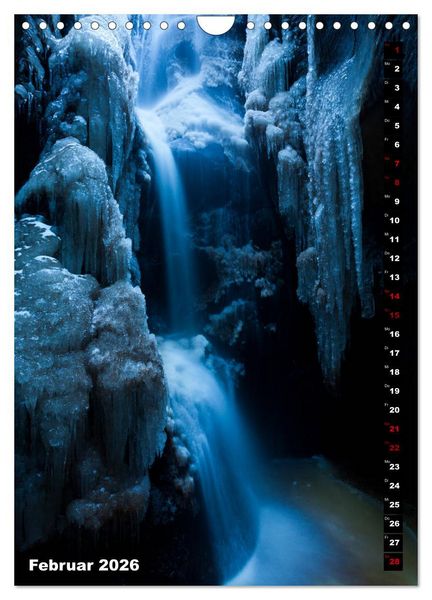 Produktbild: Wasserf&auml;lle. Beindruckende Schauspiele der Natur (Wandkalender 2026 DIN A4 hoch), CALVENDO Monatskalender