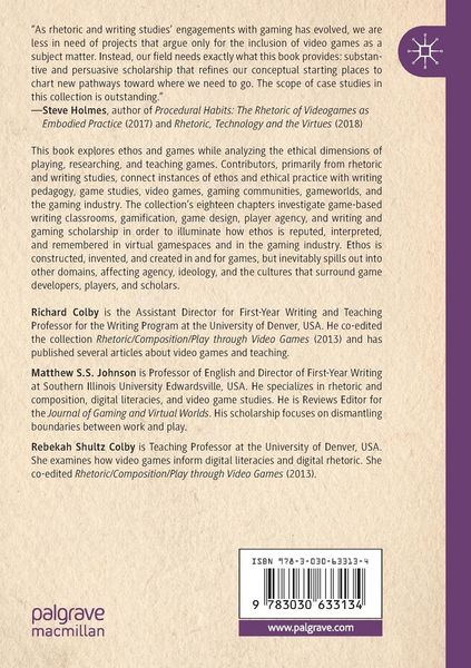 Produktbild: The Ethics of Playing, Researching, and Teaching Games in the Writing Classroom