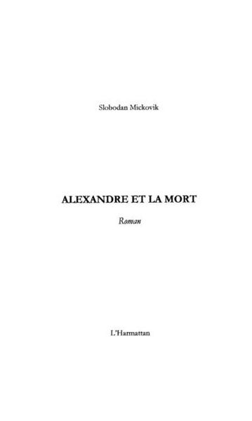 Produktbild: Alexandre et la mort
