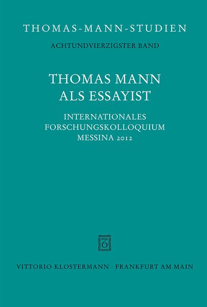 Produktbild: Thomas Mann als Essayist