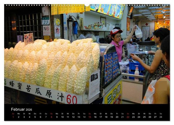 Produktbild: Taiwan kulinarisch erleben (hochwertiger Premium Wandkalender 2026 DIN A2 quer), Kunstdruck in Hochglanz