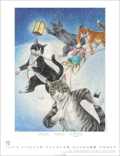 Produktbild: Schnurren und Kratzen - Bilder von Katzen Kalender 2027