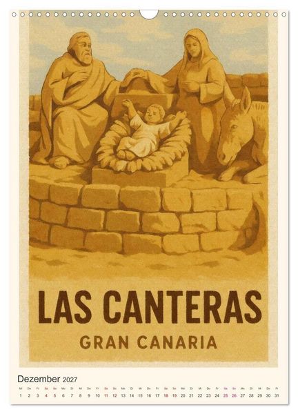 Produktbild: City Poster Gran Canaria (Wandkalender 2027 DIN A3 hoch), CALVENDO Monatskalender