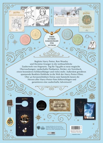Produktbild: Aus den Filmen zu Harry Potter: Magische Weihnachten - Der offizielle Adventskalender