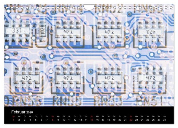 Produktbild: Computer ganz nah (Wandkalender 2026 DIN A4 quer), CALVENDO Monatskalender