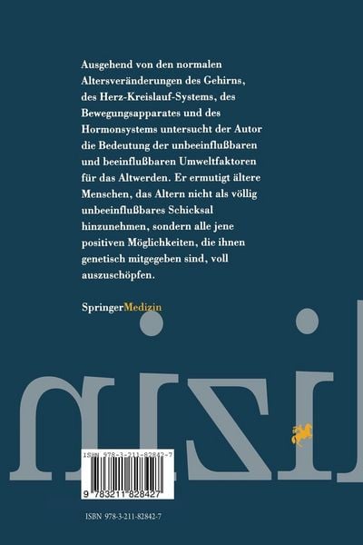 Produktbild: Die Verh&uuml;tung vorzeitiger Alterserscheinungen
