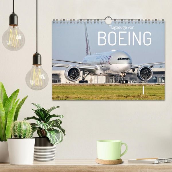 Produktbild: Flugzeuge von Boeing (Wandkalender 2026 DIN A4 quer), CALVENDO Monatskalender