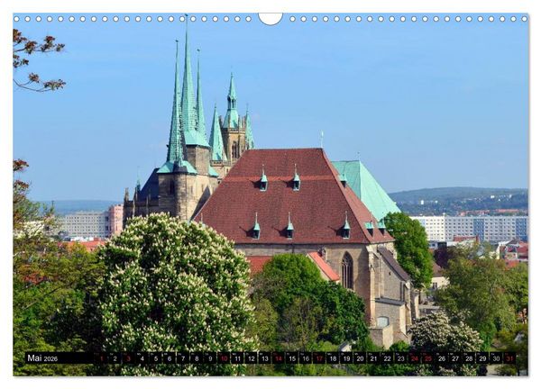 Produktbild: Willkommen in ERFURT (Wandkalender 2026 DIN A3 quer), CALVENDO Monatskalender