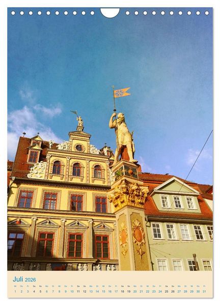 Produktbild: Erfurt und Eisenach - Traumhaft Sch&ouml;n (Wandkalender 2026 DIN A4 hoch), CALVENDO Monatskalender