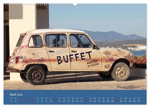 Produktbild: Kultauto aus Frankreich - Renault 4 (hochwertiger Premium Wandkalender 2026 DIN A2 quer), Kunstdruck in Hochglanz