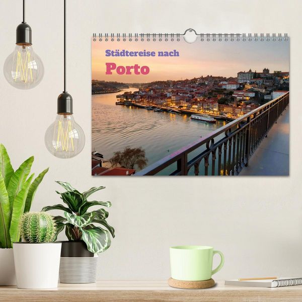 Produktbild: St&auml;dtereise nach Porto (Wandkalender 2026 DIN A4 quer), CALVENDO Monatskalender