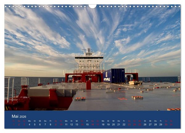 Produktbild: Schiffe - Begegnungen auf Nord- und Ostsee (Wandkalender 2026 DIN A3 quer), CALVENDO Monatskalender
