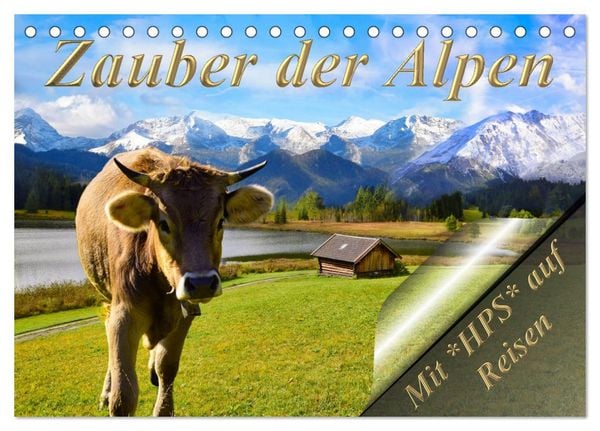 Produktbild: Zauber der Alpen (Tischkalender 2026 DIN A5 quer), CALVENDO Monatskalender