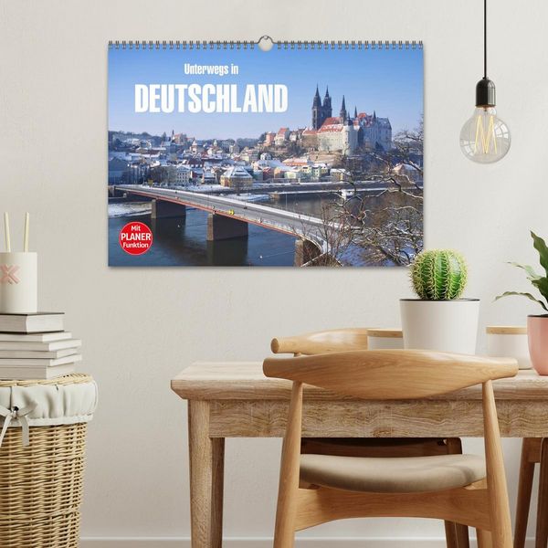 Produktbild: Unterwegs in Deutschland (Wandkalender 2026 DIN A3 quer), CALVENDO Monatskalender
