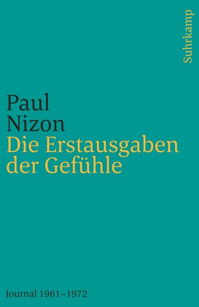 Produktbild: Die Erstausgaben der Gef&uuml;hle
