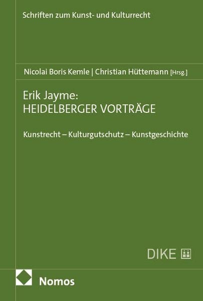 Produktbild: Erik Jayme: HEIDELBERGER VORTR&Auml;GE
